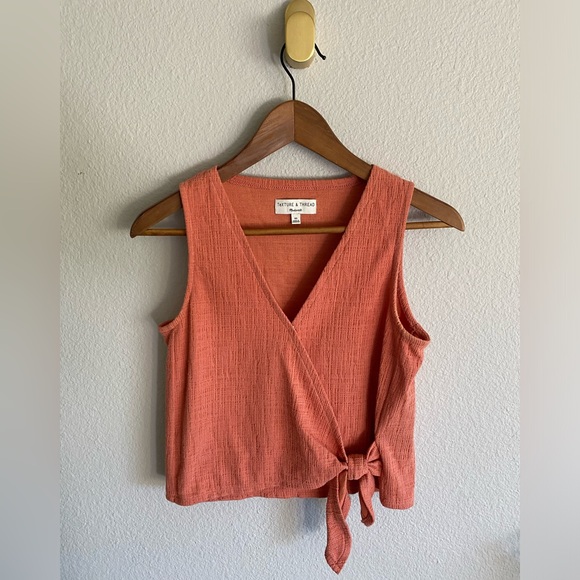 Madewell Texture & Thread Tie Wrap Tank - XS - Picture 1 of 10